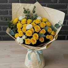 Букет цветов из:  Розы в Усть-Ордынске