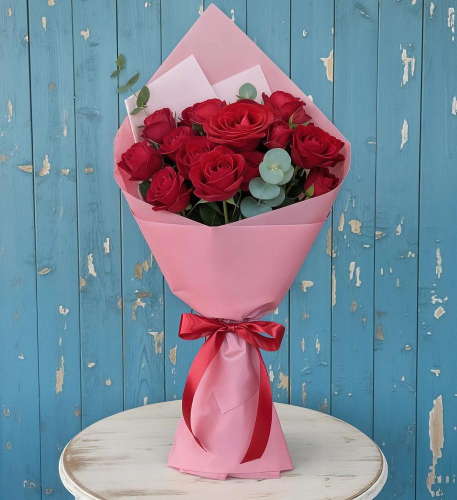 Букет цветов из: Розы в Усть-Ордынске