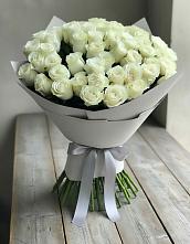 Букет 35 Белых роз в Усть-Ордынске