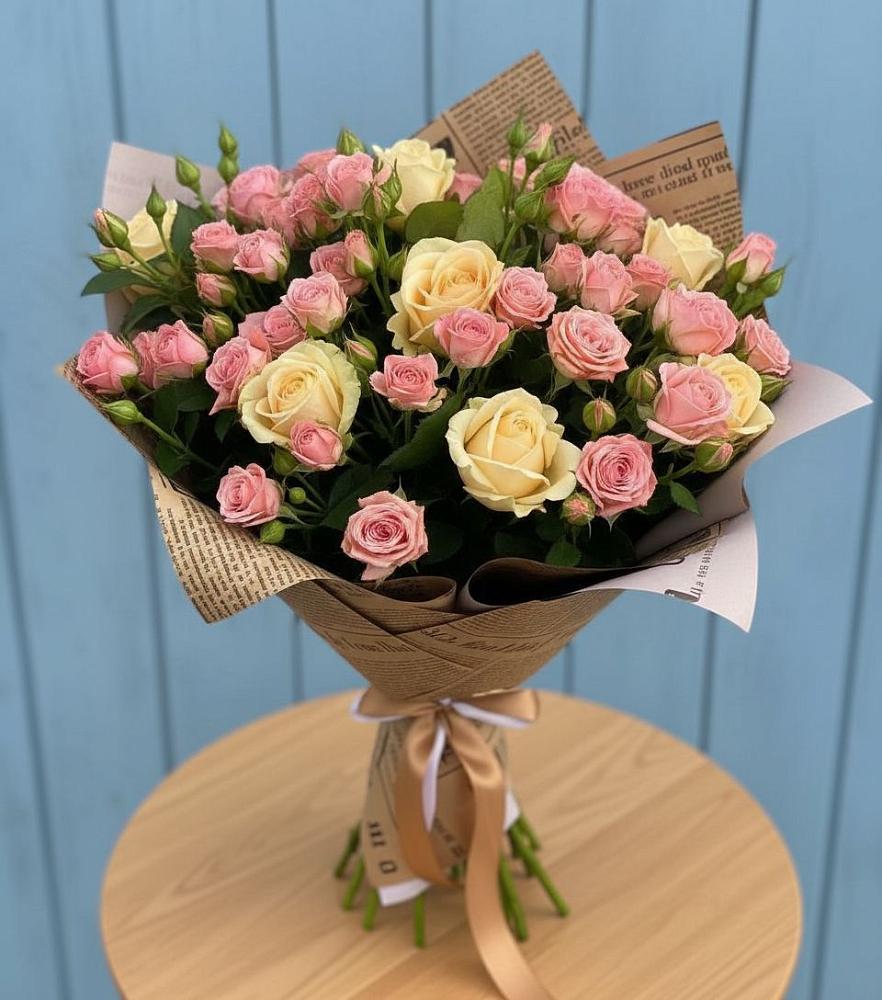 Букет цветов из: Розы в Усть-Ордынске