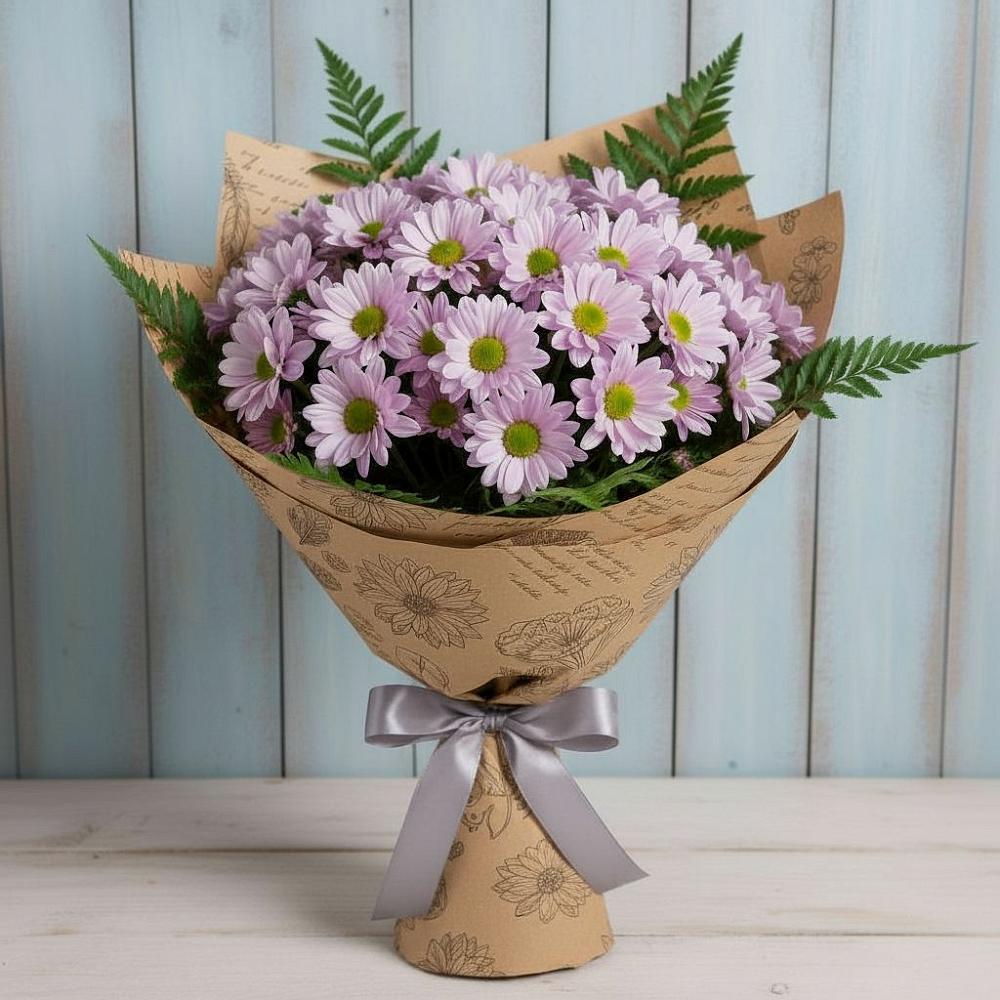 Букет цветов из: Хризантемы в Усть-Ордынске