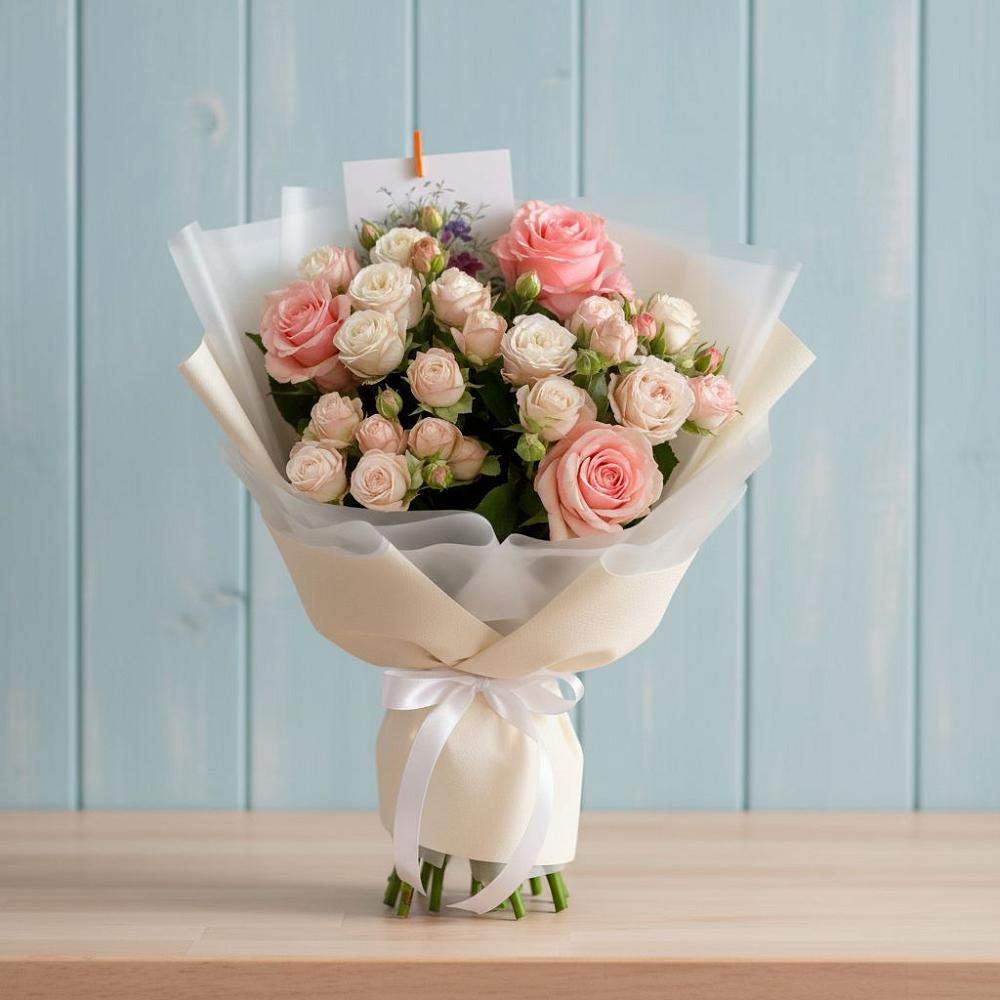 Букет цветов из: Розы в Усть-Ордынске