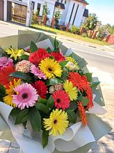 Букет цветов из:  Герберы #REPLACE_PRED# Усть-Ордынске