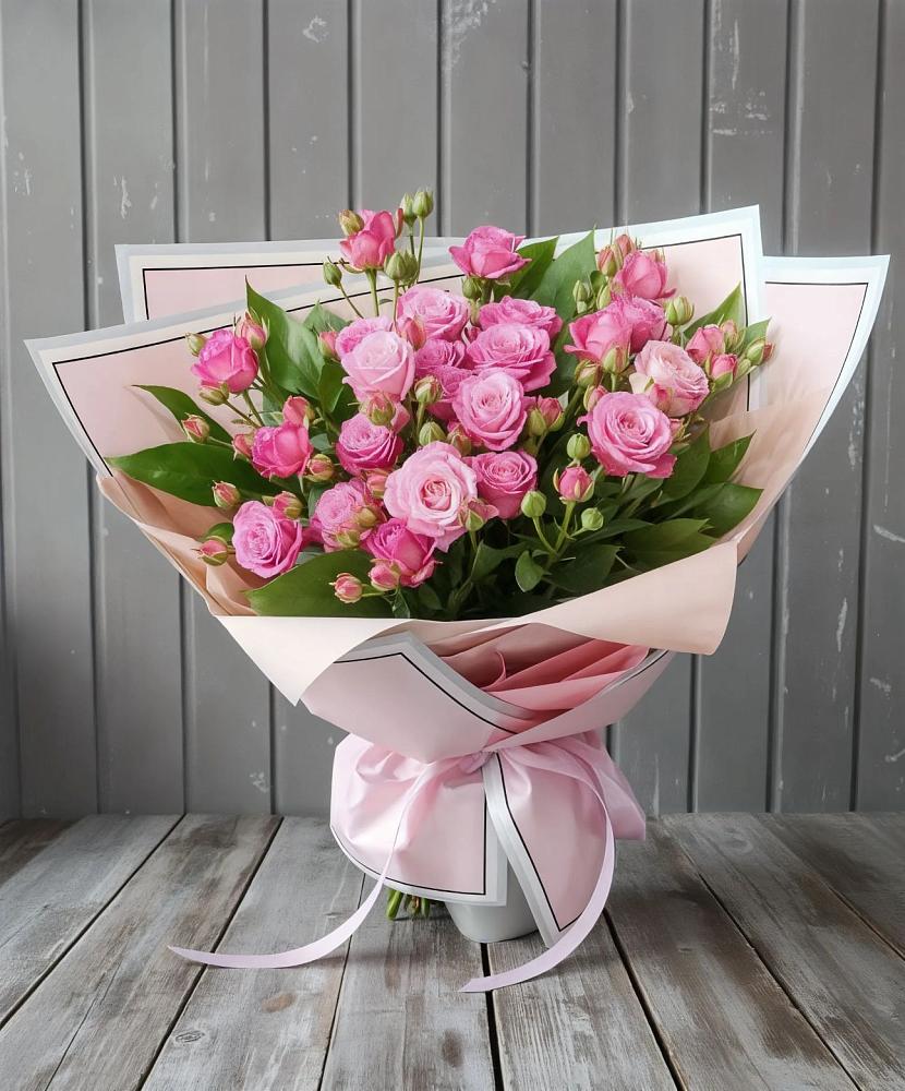 Букет Розовый кустик в Усть-Ордынске
