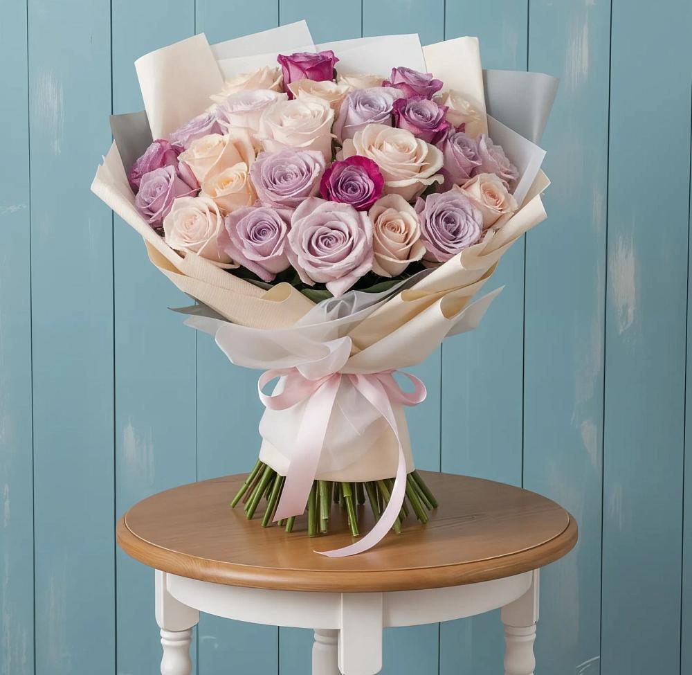 Букет цветов из: Розы в Усть-Ордынске