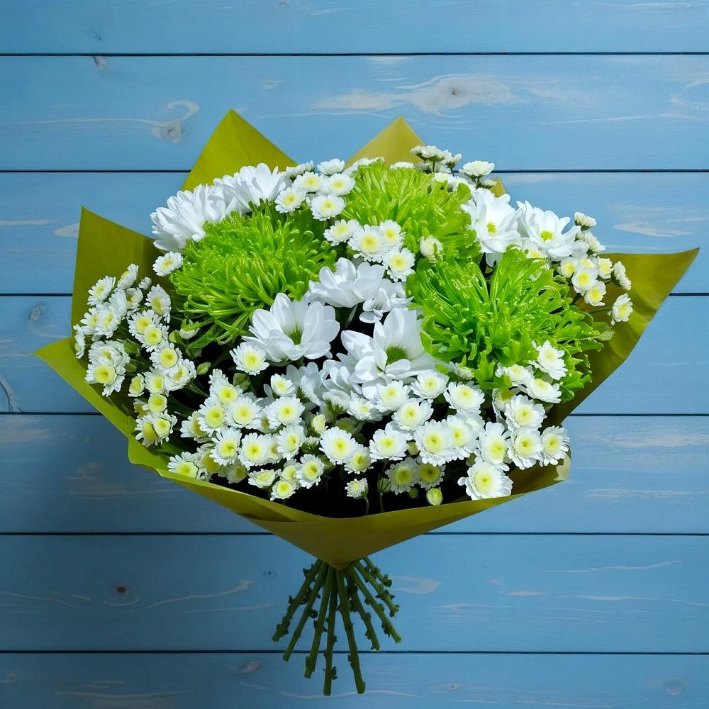 Букет цветов из: Хризантемы в Усть-Ордынске