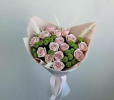 Букет цветов из:  Розы и Хризантемы #REPLACE_PRED# Усть-Ордынске