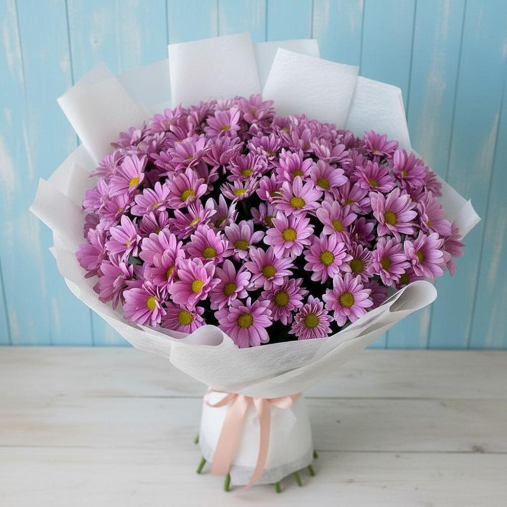 Букет цветов из: Хризантемы в Усть-Ордынске