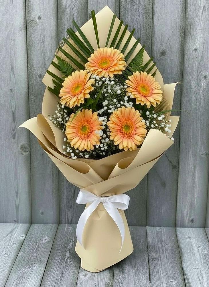 Букет цветов из: Герберы в Усть-Ордынске
