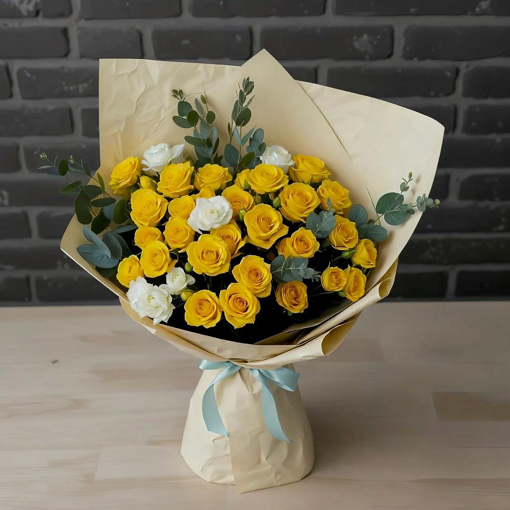 Букет цветов из: Розы в Усть-Ордынске