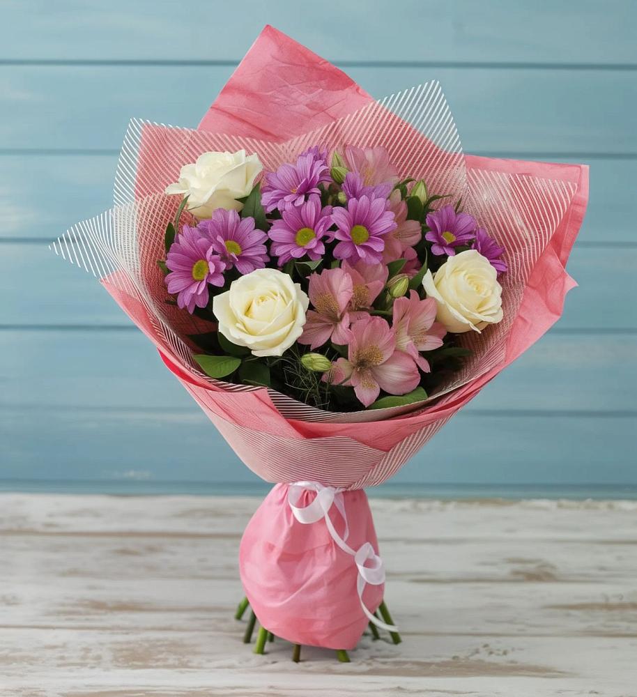 Букет цветов из: Герберы в Усть-Ордынске