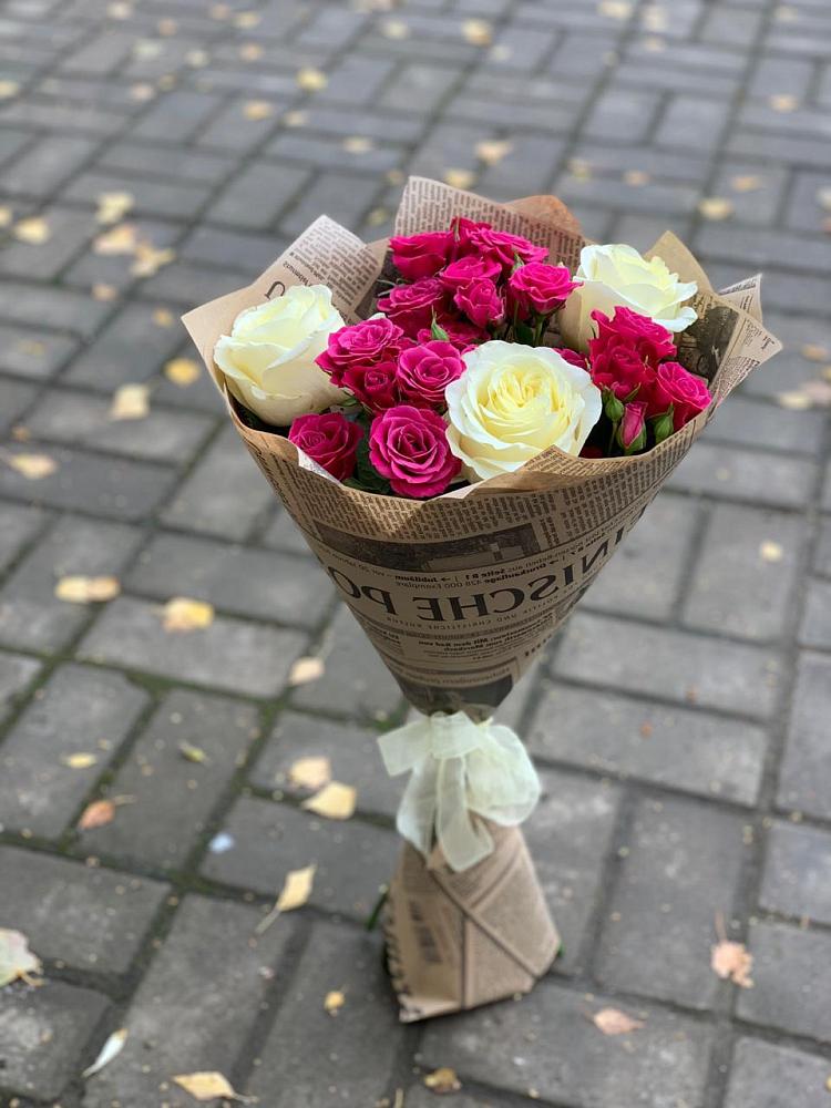 Букет цветов из: Розы в Усть-Ордынске