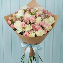 Букет цветов из:  Розы в Усть-Ордынске